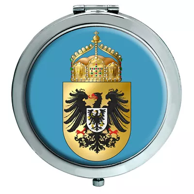 German Imperial Crest Compact Mirror • $70.16
