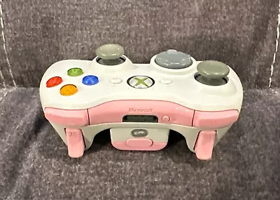 Official Microsoft Xbox 360 Custom White/Pink Wireless Controller! ~ Authentic! • $34.99