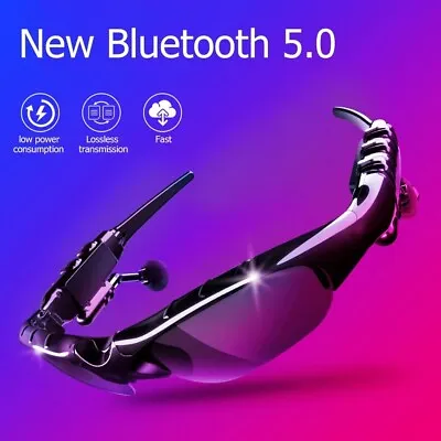 Bluetooth 5.0 Smart Sports Headphone Sunglasses Wireless Stereo Headset Earphone • $10.85