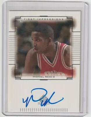 Michael Redd 2000-01 SP Top Prospects First Impressions Rookie RC Auto #MR • $20