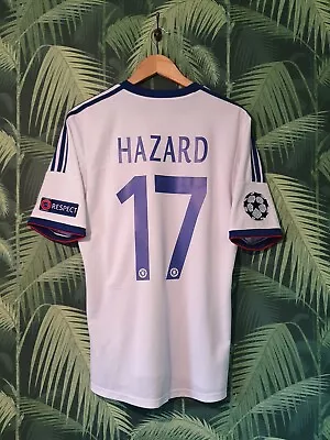 Chelsea 2013-2014 Official 3rd Shirt Mens Medium - HAZARD 17 • £21