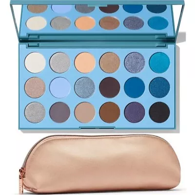 Morphe 18A Blue Ya Away Eyeshadow Artistry Palette W/ Free Morphe Makeup Bag • $17.82