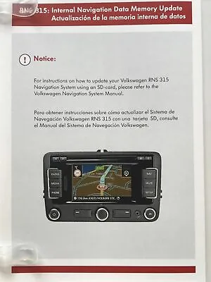 RNS 315 SD Card Navigation Map V10 North America • $55