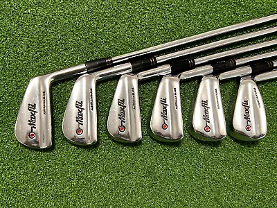 $129.99 • Buy Vintage Dunlop Maxfli Australian Blade Iron Set 3-8 Right Handed Steel Red Dot