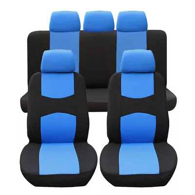 Universal 5 Sits Car Seat Covers Full Set Front Rear Cushion Protector 4 Season • $20.99