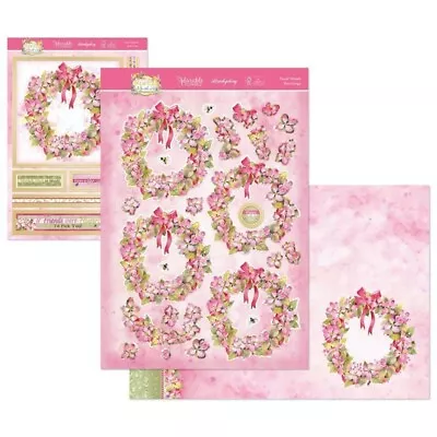 £1.99 • Buy Hunkydory Floral Wreath Deco Large Spring Decoupage Card Kit P&P Discount