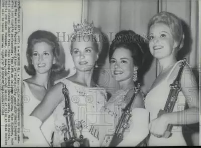 1968 Press Photo Four Preliminary Winners Of Miss America Pageant - Cvw18082 • $19.99