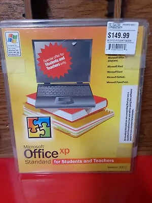 Microsoft  Office Xp Standard For Students And Teachers 2002 Version For Window… • $10.99