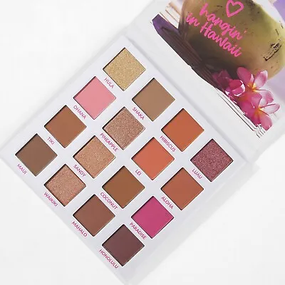 Bh Cosmetics Hangin’ In Hawaii 16 Warm Colours Eyeshadow Palette - Free P&P • £12.95