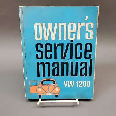 $19.99 • Buy 1963 Volkswagen VW 1200 Owners Service Repair Manual - Printed In Germany