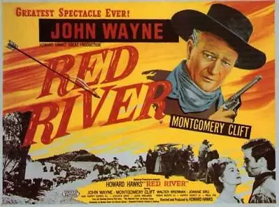 RED RIVER Movie POSTER 11 X 14 John Wayne Montgomery Clift Walter Brennan A • $11.95