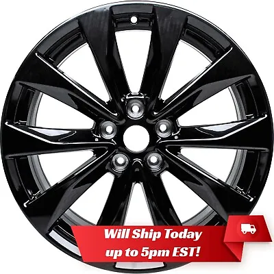 New 19  Gloss Black Alloy Wheel Rim For 2016-2022 Nissan Maxima - 62723 • $185