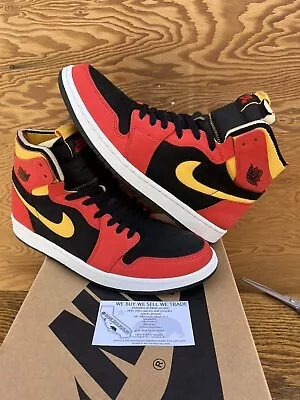 Nike Air Jordan 1 Zoom Air Cmft Size 11.5 Ct0978 006 Chile Red Preowned Great • $59