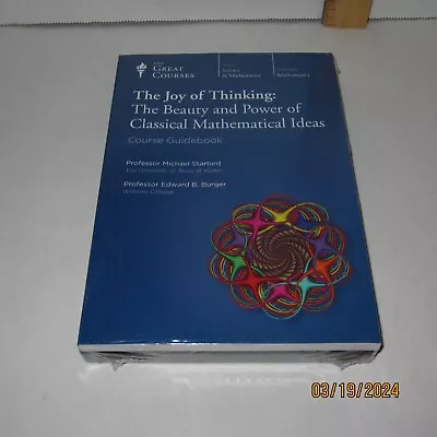 NEW Great Courses The Joy Of Thinking Beauty Power Mathematical Ideas DVD & Book • $9.99