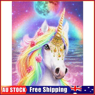 $11.69 • Buy 5D DIY Cartoon Unicorn Full Round Diamond Painting Kit Mosaic Craft (yh051)