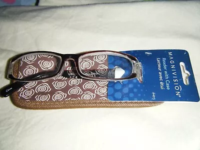 Magnivision  Readers 2.00 With Case Nwt • $9.99