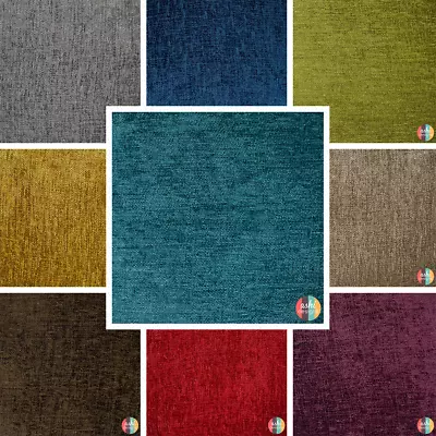 £0.99 • Buy Elite Chenille Fabric Upholstery Material High Quality Craft Cushion FR BS7177
