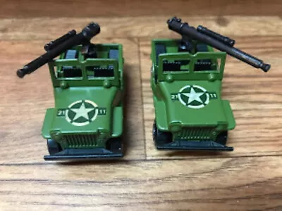 Lot  Of  ( 2)  Vintage 1976 Lesney England Matchbox Superfast #38 Armoured Jeep • $17.75