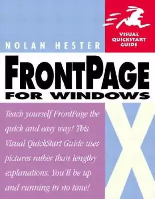 Microsoft Office FrontPage 2003 For Windows - Paperback By Hester Nolan - GOOD • $22.91