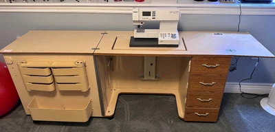 $700 • Buy Horn Sewing Cabinet With Pfaff Sewing Machine Included 
