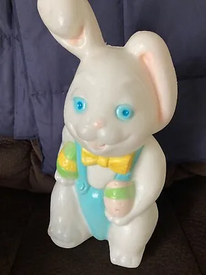 Vintage Empire Easter Bunny Rabbit Bow Tie Easter Egg 15” Blow Mold • $39.96