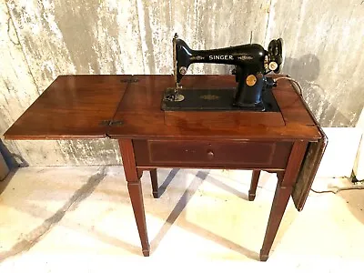 Vintage Singer Sewing Machine In Cabinet • $1700