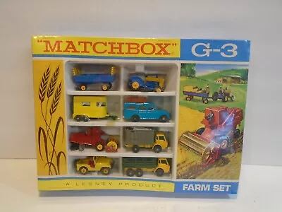 Matchbox G-3 Farm Set - 1968 Lesney NMINT In Package • $499