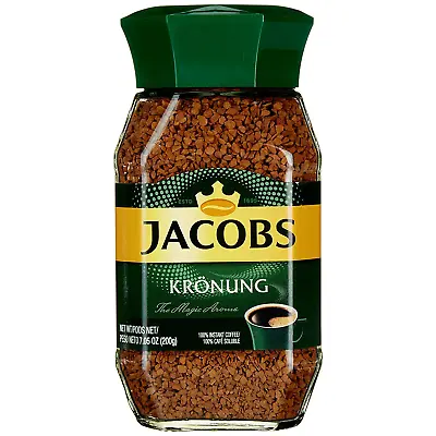 Jacobs Kronung Instant Coffee 200 Gram / 7.05 Ounce (Pack Of 2) • £22.41