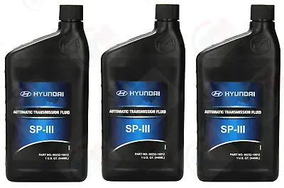 For HYUNDAI Genuine SPIII SP3 Automatic Transmission Fluid (Pack Of 3 Qt.) • $54.67