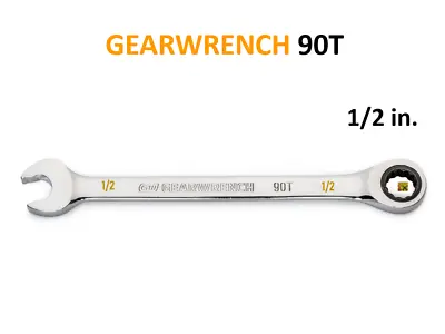 New GearWrench 90 Tooth Ratcheting Wrench 12pt MM Metric SAE Inch Choose Size! • $19.40