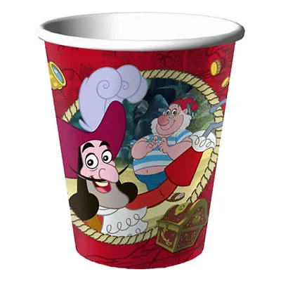 Jake And The Neverland Pirates Party Paper Cups  8 Per Package • £4.81