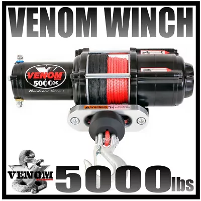 Venom 5000 Lb Atv Synthetic Winch 5000lb Atv Winch • $259.99