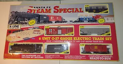 K-Line 1201 Santa Fe Steam Special Train Set !! NEW !! • $295