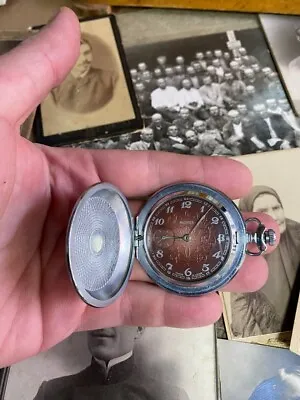 Vintage Pocket Watch Molnija 3602 Export Version #1870 • $48