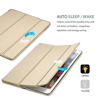 Smart Case For IPad Air 1/2/3/4 10.2 7/8/9th Pro Mini Magnetic Front/Back Cover • £3.99