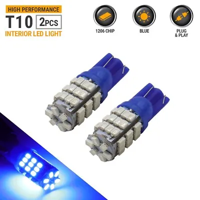 T10 921 High Power Blue LED License Plate Interior SMD Light Bulbs • $4.31