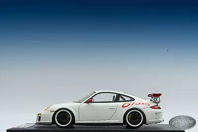 1/18 Frontiart 2010 Porsche 911 (997) GT3 RS White Custom BBS Wheels  • $645