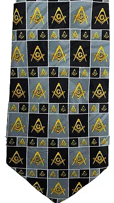 Steven Harris Men's Masonic Necktie Mason Neck Tie Stock 11 • $17.99