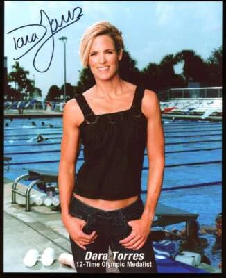 £18.16 • Buy Dara Torres Signed 8x10 Photo Autograph Swimming Olympic Medalist Coa D4591