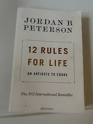 12 Rules For Life: An Antidote To Chaos By Jordan B. Peterson (Paperback 2018) • $9.95