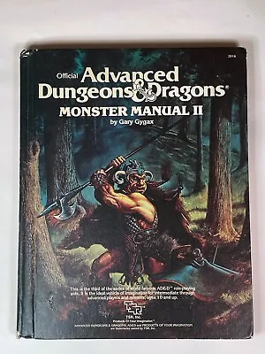 MONSTER MANUAL II - 1st Edition! VF/NM No Name -1983 TSR2016 #MZ1001 • $44.99