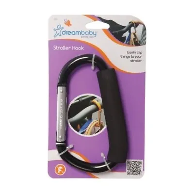 Strollerbuddy Stroller Hook Mommy Hook Clip Padded Side Heavy Duty New Black • $8.95