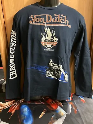 Von Dutch Custom Rare Long Sleeve T Big Logo Size Men's / US M • $50