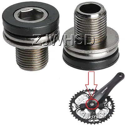 2pcs M12 Full Speed Ahead FSA Crank Arm Bolts Screw With Caps ISIS Bike Bicycle • $9.78