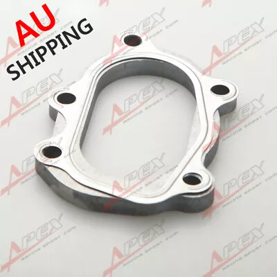 AUS 5-Bolt Turbo Discharge Downpipe Flange + Gasket T25 T28 GT25 GT28 GT30 GT32 • $26.60