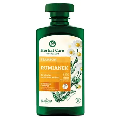 Herbal Care My Nature Chamomile Plant Raw Shampoo Blond Bleached Hair 330ml • £6.99