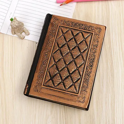 £7.99 • Buy Retro Vintage Journal Leather Of Life Notebook Recycled Unlined Sketchbook Paper