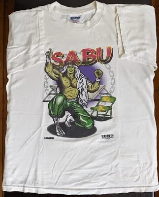 Rare Vintage ECW SABU T-Shirt Mens Large • $258.33