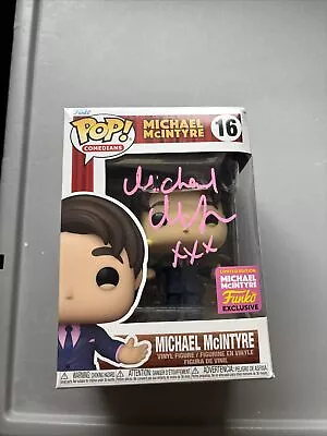 Signed Exc Michael Mcintyre Funko Pop Limited Edition Exclusive 16 • £70