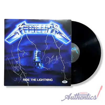 Metallica Signed Autographed Vinyl LP “Ride The Lightning” PSA/DNA Authentic • $1249.99